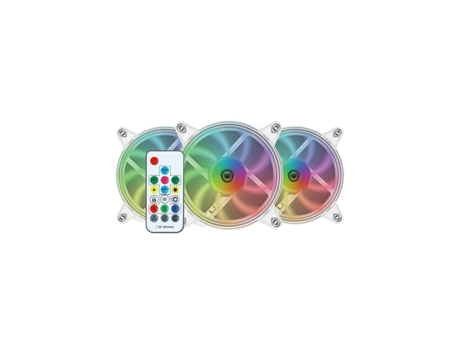 Nfortec Velorum Combo Pack 3 Ventoinhas 120mm ARGB + Controlador ARGB