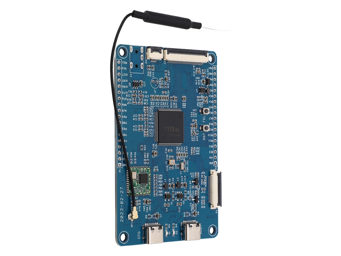 Placa de Desenvolvimento Dual Core Wifi Cortex A7 128mb com Módulo T113