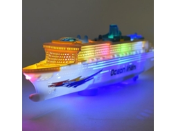 Navio de Cruzeiro Elétrico de Brinquedo com Luzes e Música | S/MARCA