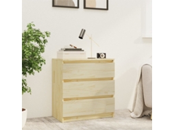 Vidaxl Mesa De Cabeceira 60x36x64 Cm Madeira De Pinho Maciça