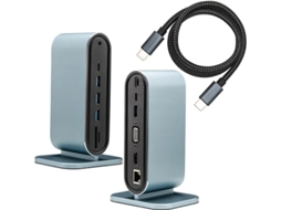 Estação De Acoplamento Usb C Estação De Acoplamento Para Laptop 12 Em 1 Com 4k 30 Hz Vga Usb3.0 4 Rj45 Pd De 100 W Cartão Sd/tf Bestvite