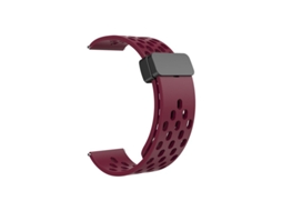 Pulseira Magnética Perfurada De Silicone Para Relógio Gt6, Compatível Com Huawei Gt5, Samsung Watch6, Xiaomi S4, Band