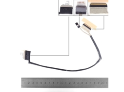 Cabo LCD/LED de 40 pinos 0,5 para Asus ROG 15 Ga503qs Ga503qc/qe/qm/qr. Compatível com 6017b1523701