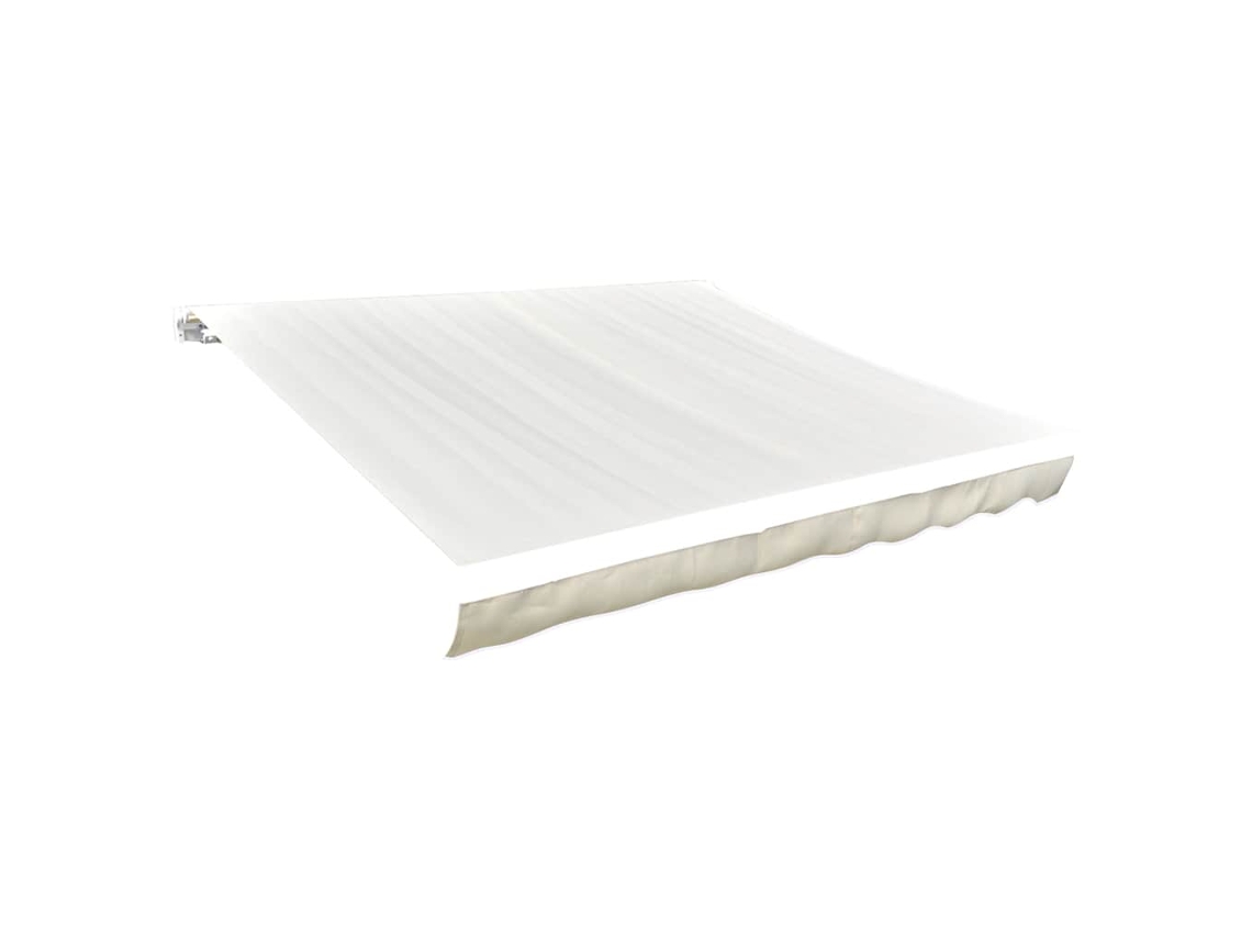 Vidaxl Tecido De Substituição Para Toldo Creme 5x3 M Poliéster