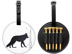 Bolsa para Guardar Tees de Golfe Timberwolves, Preta, Fácil de Transportar e Eficiente | S/MARCA