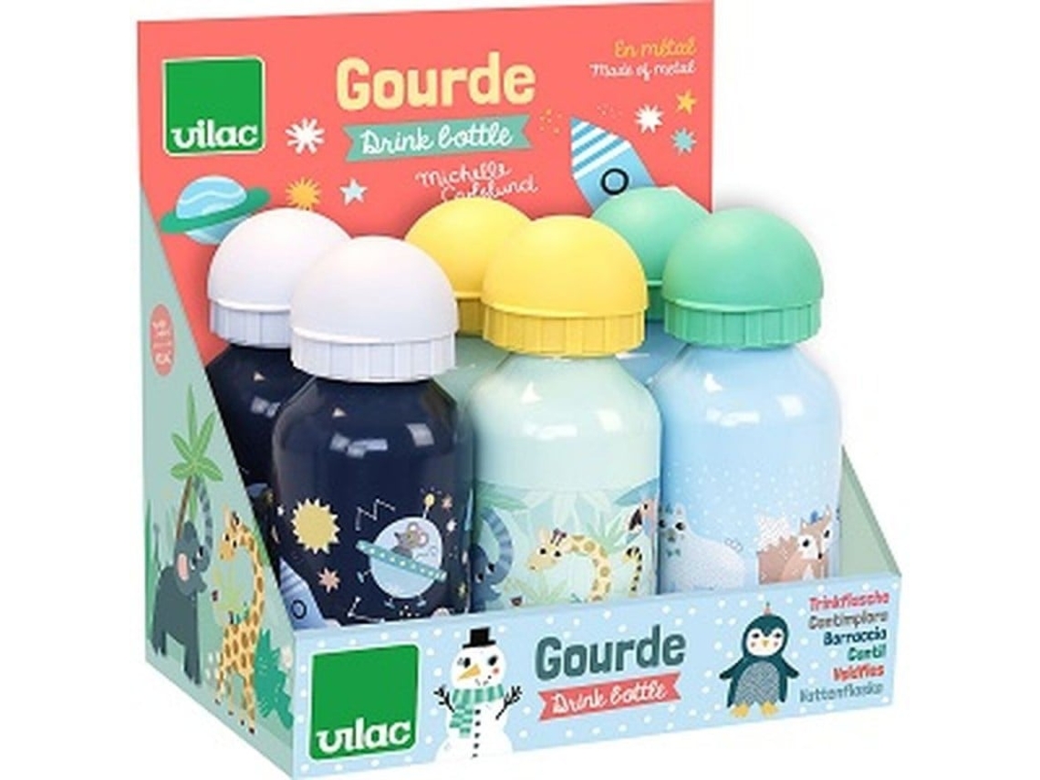 Conjunto De Garrafas De Água Vilac Garrafas De Alumínio Para Crianças A Partir De 3 Anos