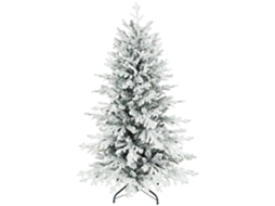 Árvore De Natal Artificial De 150 Cm Com Neve, 1162 Galhos E Suporte De Metal Dobrável.