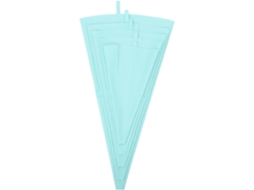 Conjunto de 5 Sacos Confeitar Reutilizáveis Revestidos Silicone para Bolos e Doces, Resistentes Ao CHABERLU
