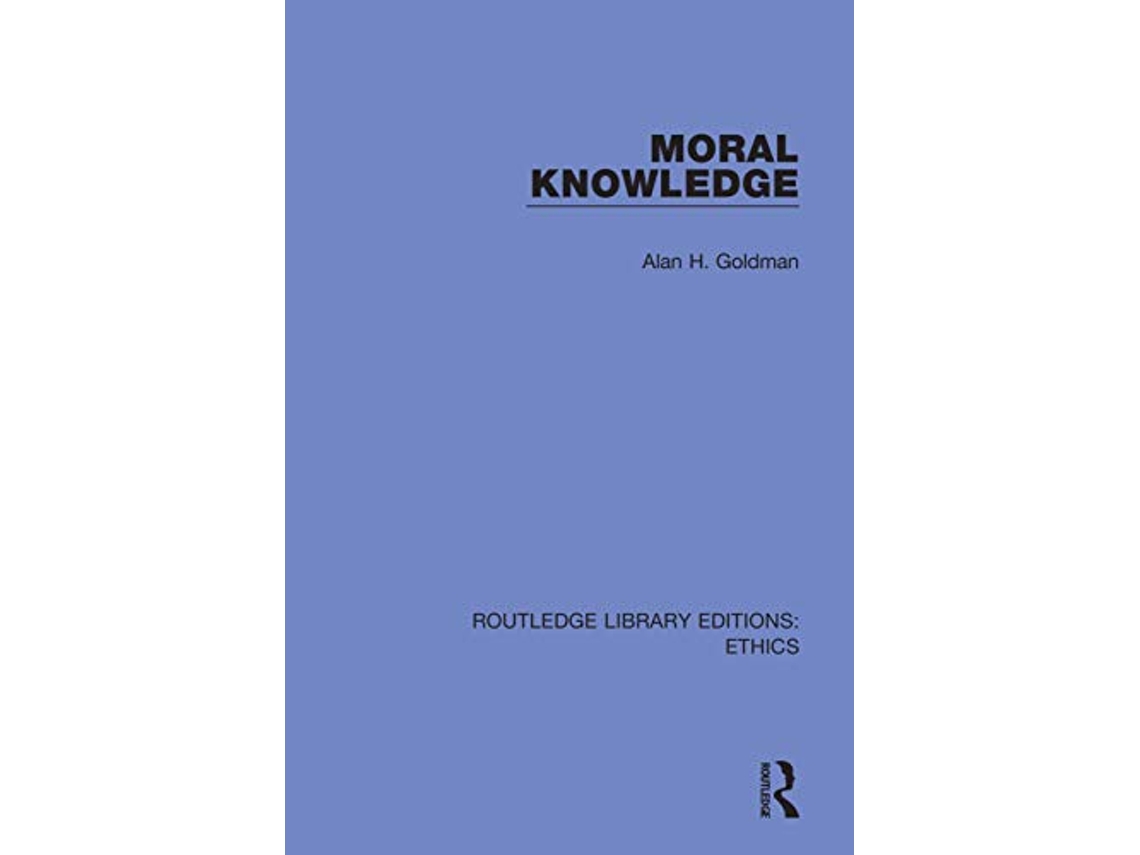 Livro Moral Knowledge de Alan H Goldman (Inglês)