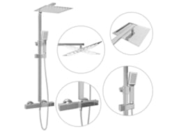 Shower Set, Shower Sets Vidaxl Prateado Aço Inoxidável