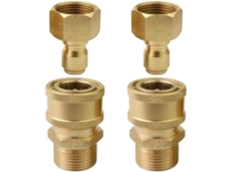 Conector de Tubo para Lavadora Alta Pressão, Conexões Desconexão Rápida, Macho e Fêmea S/MARCA