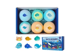 Bomba de Banho Infantil com Tema Oceano e Caixa Cega para Momentos Divertidos LAXISCREED