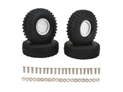 Pneus Off-road Laxiscreed Rc 1.9 Polegadas Duráveis Para Veículos De Rádios Controlados