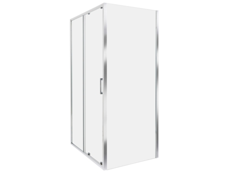 Cabine de duche BELIANI Yoro de Vidro de segurança (temperado) Transparente 100x80x185