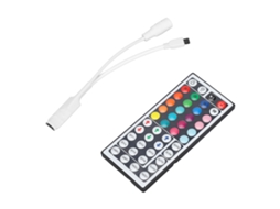 Controlador De Led Com 44 Botões Infravermelho Rgb Para Fitas Led 5050 2835
