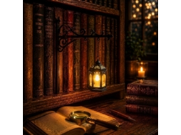 Luminária De Cantinho Leitura Para Estante, Mini Lanterna Biblioteca