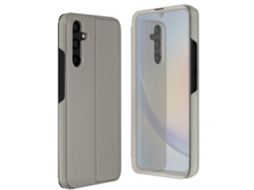 Capa Fólio Para Samsung Galaxy A34 5g Ushion Acrílico Prateado