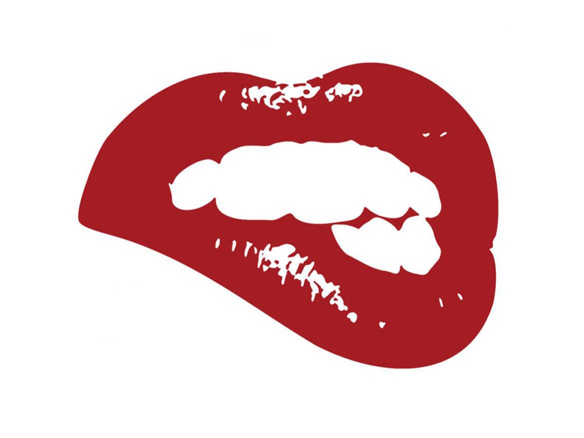 Sticker de Lábios e Dentes para Parede Decorativa, Fundo de Sala e Quarto, Adesivo Decorativo de Parede