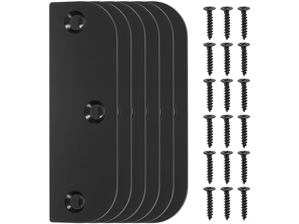 Kit De Dobradiças Em Aço Inoxidável Para Cobrir Encaixes Antiestéticos E Proporcionar Um Acabamento Uniforme Batentes