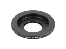 Adaptador De Lente M42/c Mount Para Câmeras Mirrorless M4/3 De Doble Propósito Acessório De Lente