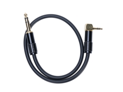 Cabo Mali Estéreo 3.5mm para 6.35mm Macho, 1/8in para 1/4in, Bidirecional, 0.5m, para Guitarra, Laptop, Amplificador