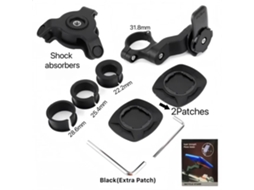 Bicicleta Suporte Telemóvel HEXINYIGJLY,com Filtro de Vibrações de Alta Frequência.rotação 360°, Navegação Preto