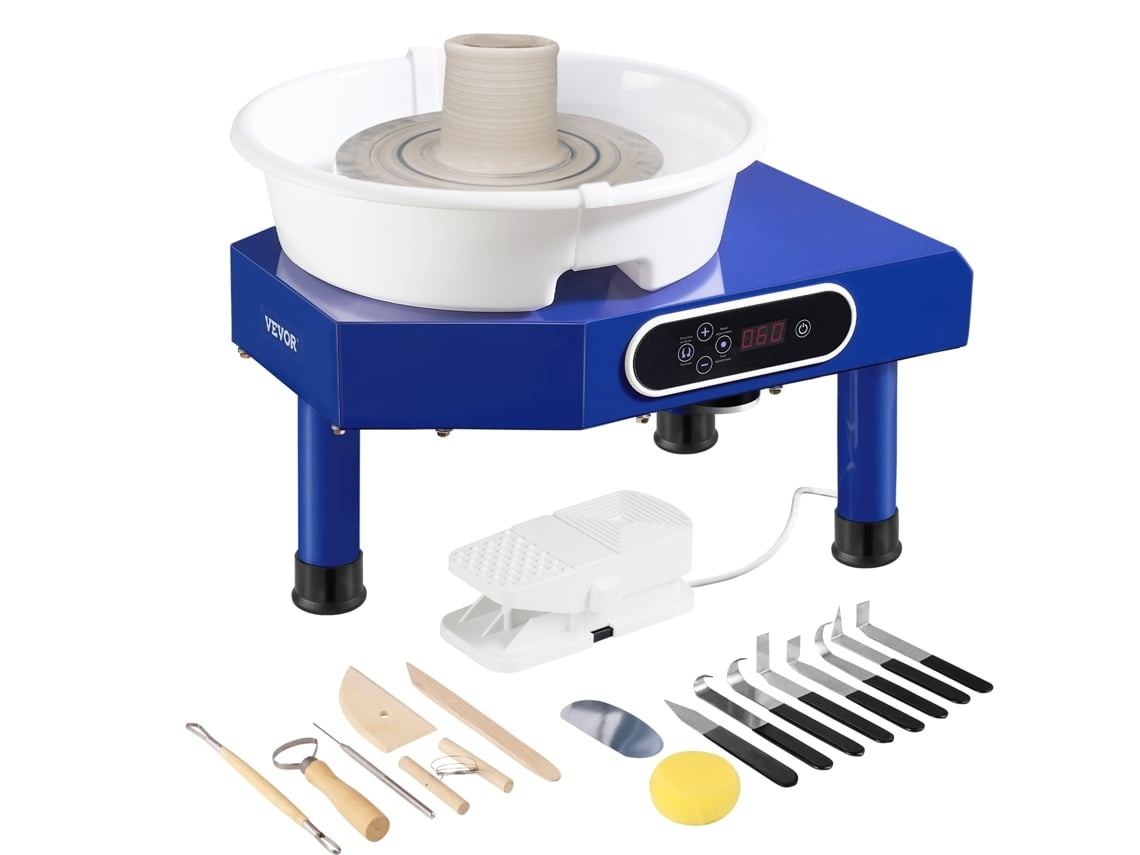 Máquina de Roda de Cerâmica 350 W Roda de Cerâmica Pedal Ferramentas de Escultura