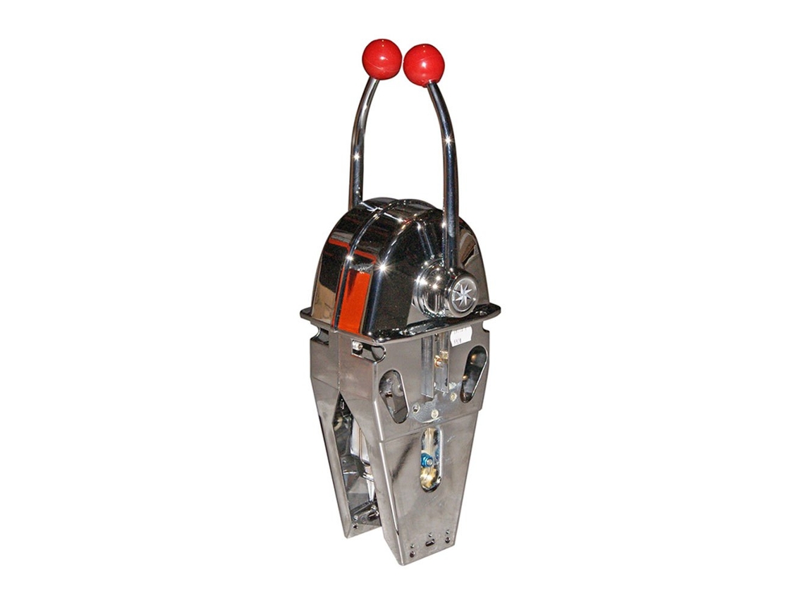 Controle Do Motor de Alavanca Dupla Mt3 Prateadodometic