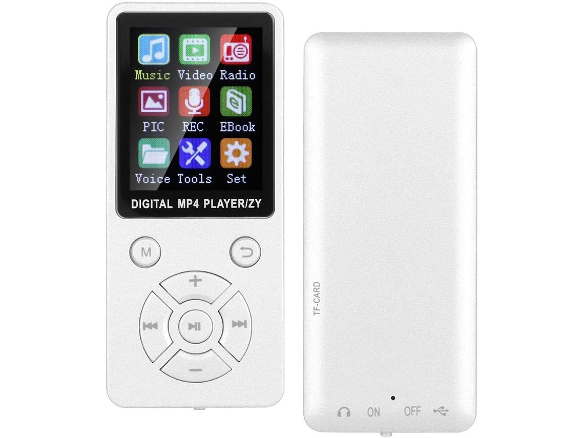 Reprodutor De Mp3 Mp4, Tela De 1, 8 Polegadas, Rádio Fm, Reprodutor Multifuncional Portátil, 8gb, Suporte A Bluetooth