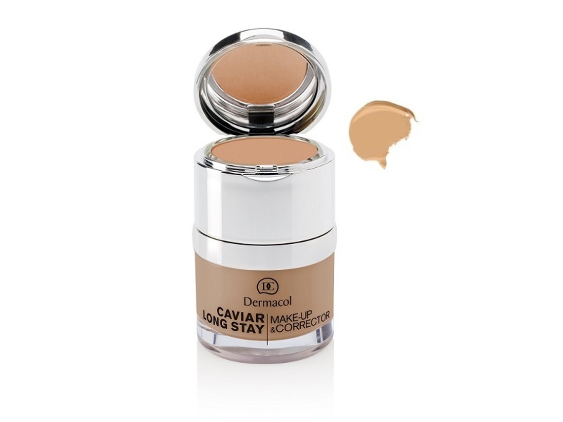 Caviar Long wear Foundation With Concealer 02 Fair Shade, 30ml DERMACOL