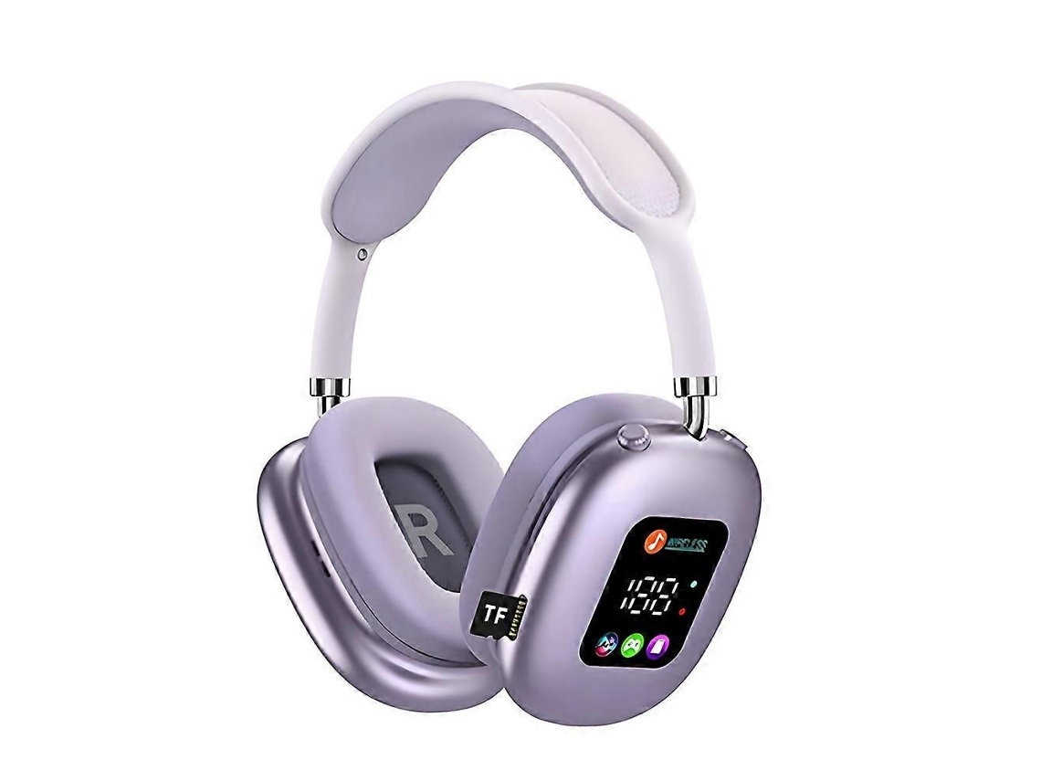 Fone De Ouvido Bluetooth Sem Fio Com Tela Digital Rgb, Leitor De Cartão, Fone De Ouvido Esportivo Para Jogos.