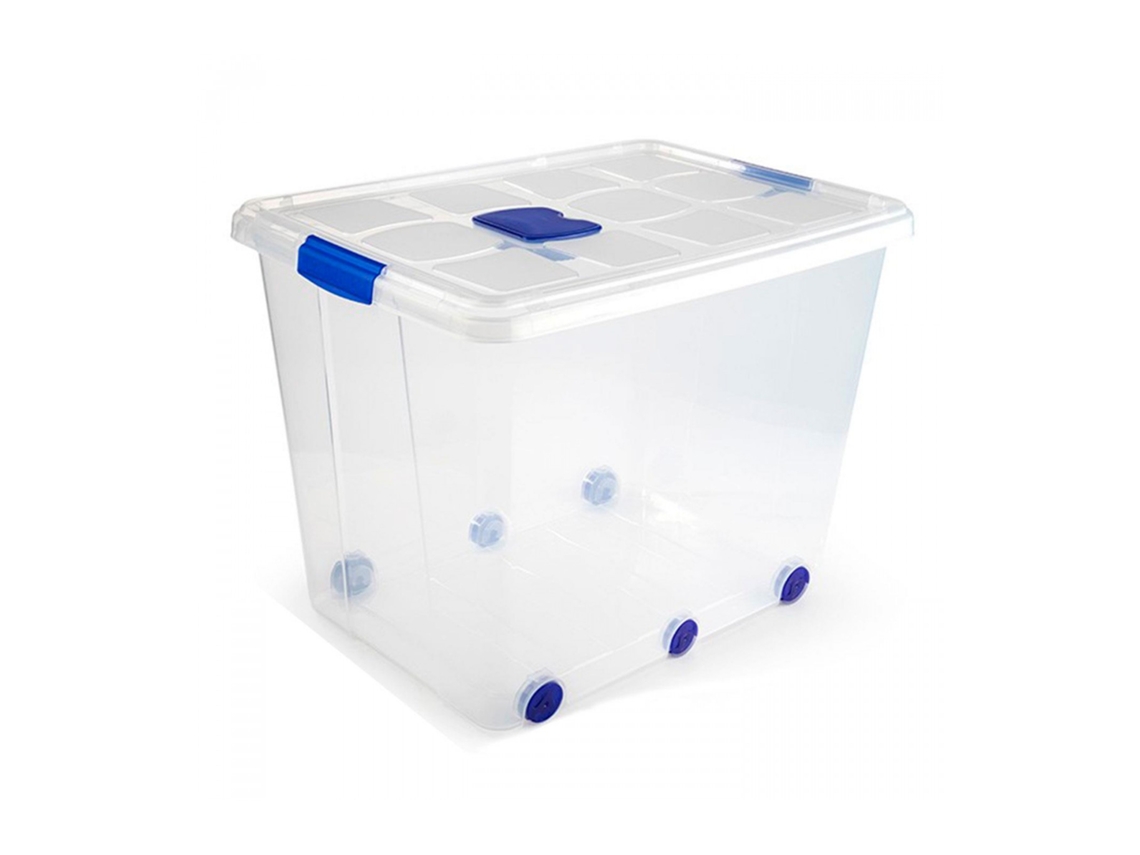 Caixa de Plástico Transparente ACAN (61x46,9x73,5 cm)