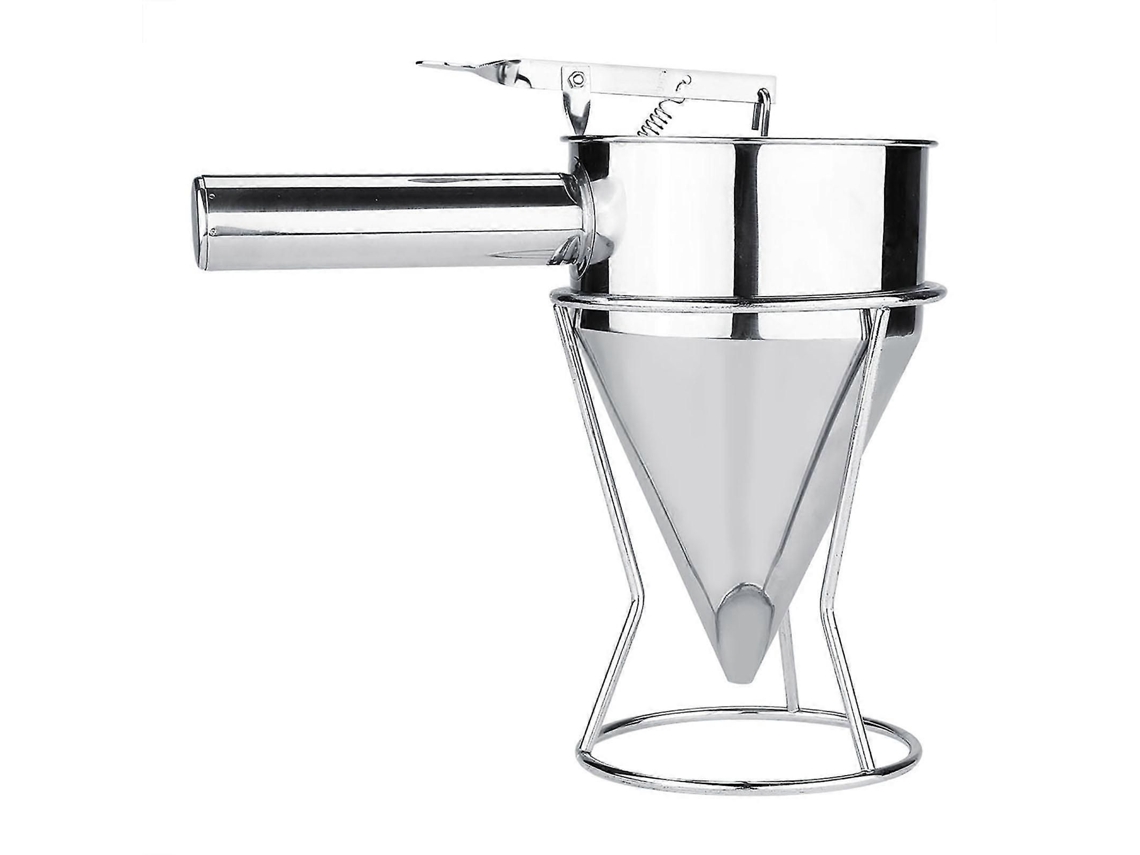 Funil De Cozinha Em Aço Inoxidável - 13cm/5,12 Polegadas Com Suporte De Cozinha