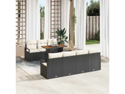 Vidaxl Conjunto De Sofá De Jardim 8 Unid. 7-número De Lugares
