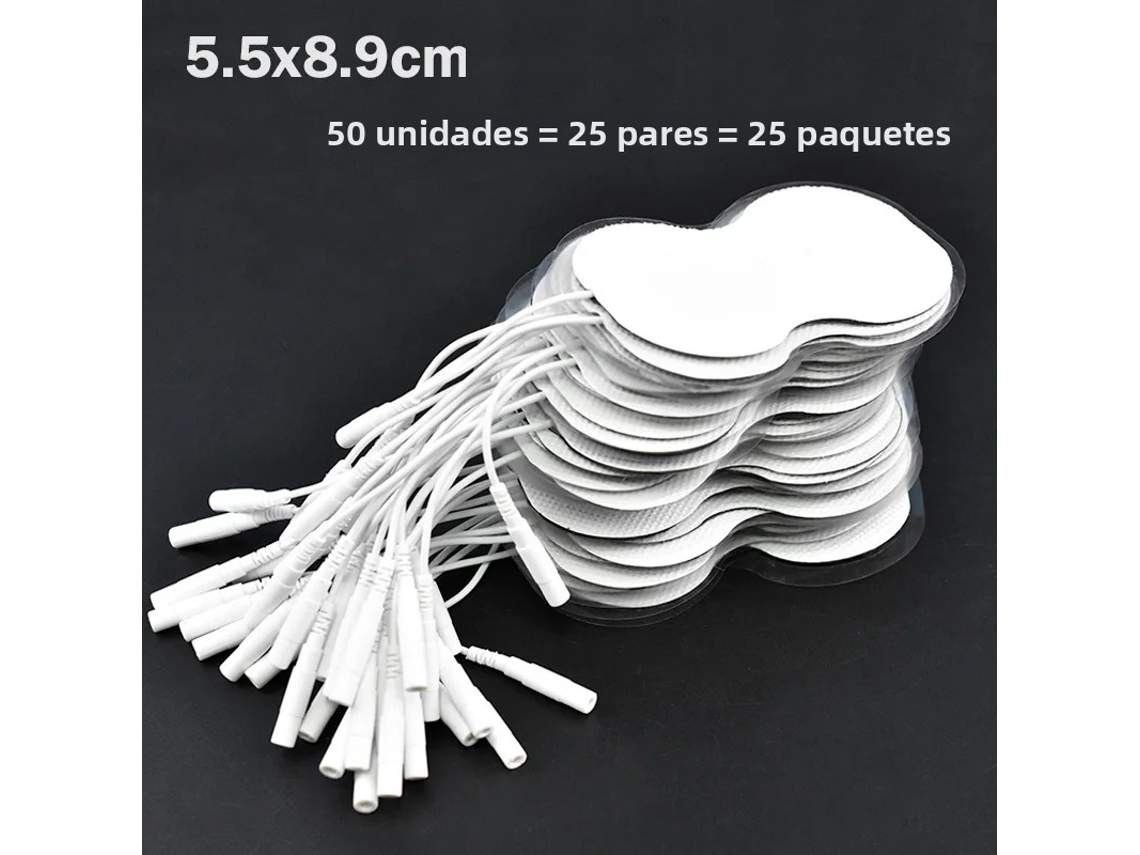 Adesivo De Gel Para Eletrodos Tens/ems Mdug (50 Unidades, 5,5 X 8,9 Cm)