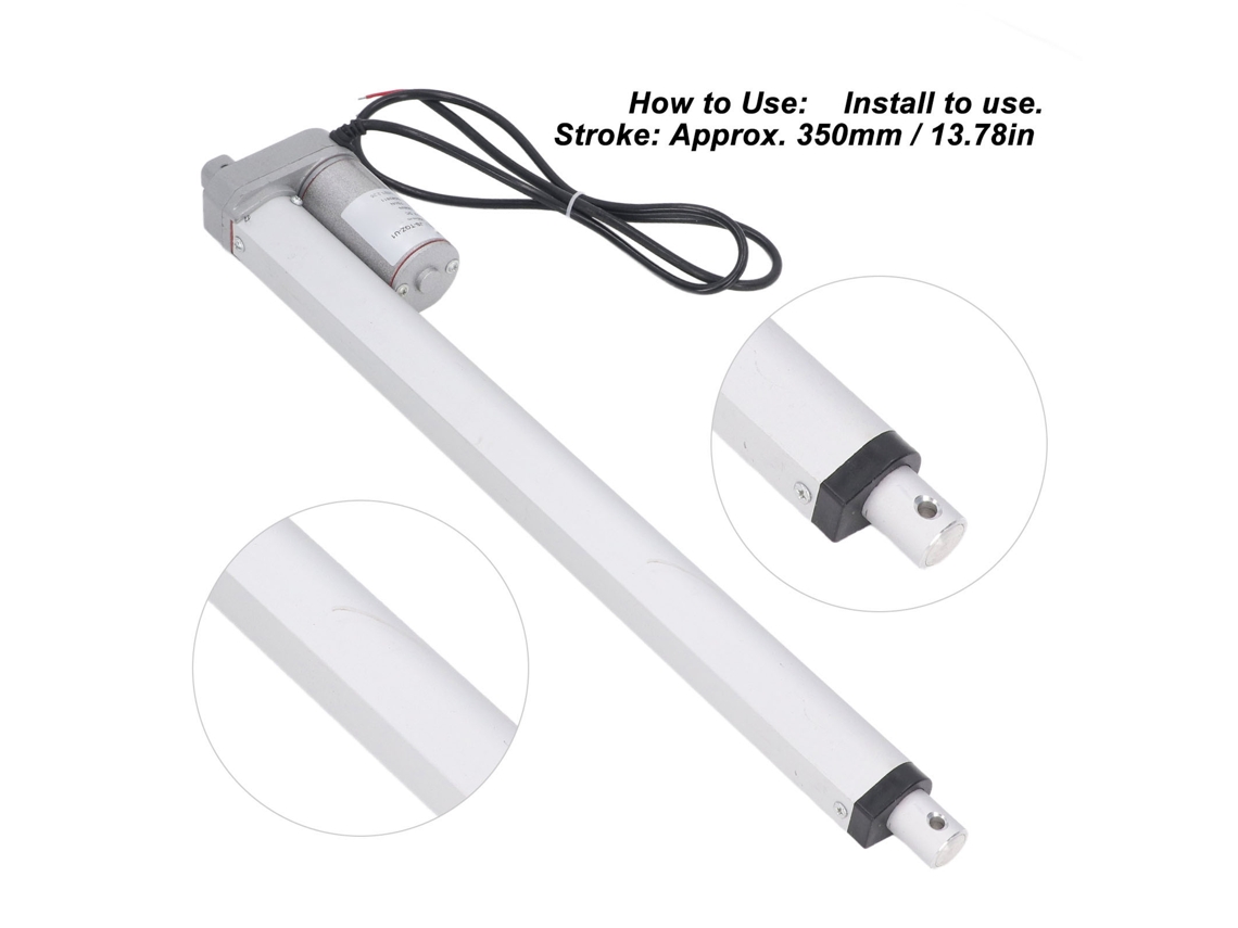 Laxiscreed Atuador Linear Elétrico De 350mm Com Força De 750n Para Automação De Portas E Maquinaria