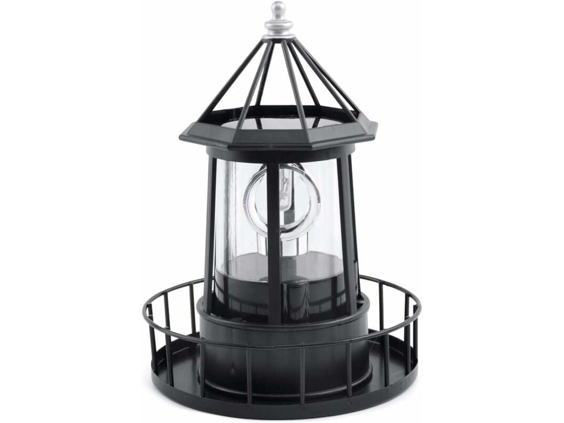 Lâmpada De Farol Solar Rotativo Led Para Decoração De Jardim Exterior Caminho Pátio Quintal