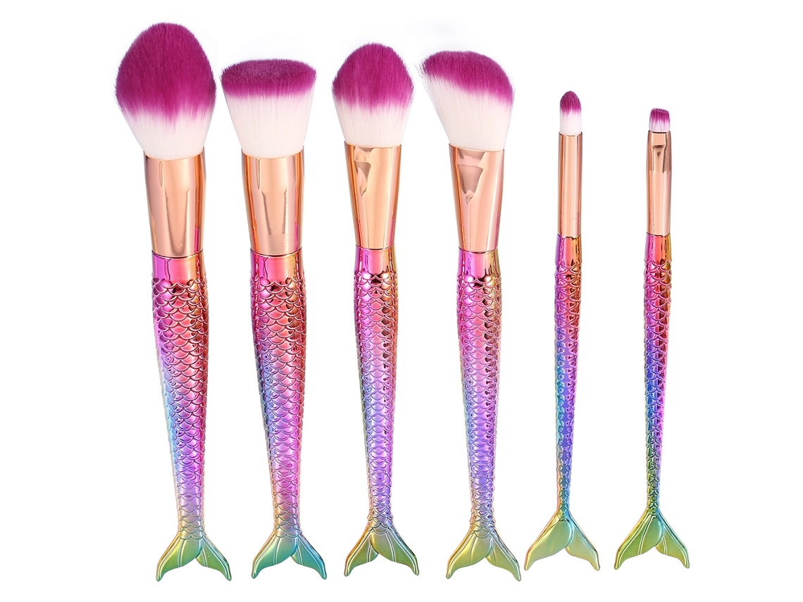 Juego de brochas de maquillaje (contorno e iluminación)