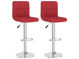Bar Stool, Bar Stools Vidaxl Vermelho Tecido (n/a)