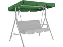 Capa Para Balanço, Capa Para Balanço De Jardim Externo, Cobertura Para Balanço Com 3 Assentos (verde, 164 X 114 X 15 Cm)