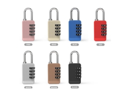 Cadeado Eifson 4 Dígitos Zinco 6.8x2.8x1.5cm (pack 7)
