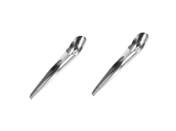 Conjunto De 2 Comedouros Para Pássaros Em Aço Inoxidável Com Recipientes Para Comida.