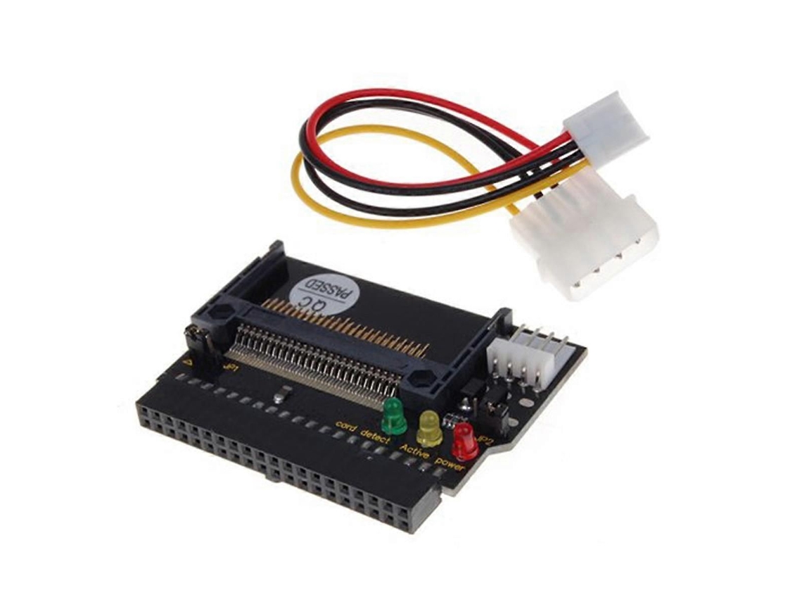 Adaptador De Disco Rígido Ide De 3,5 Polegadas Para Compactflash Cf I/ii, Com 3 Leds, Preto-zscy