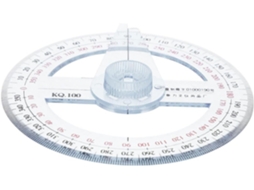 Transferidor Circular Pretyzoom, Régua De Plástico Multifuncional 360-graus Para Desenho E Medição Precisa, Ideal Para