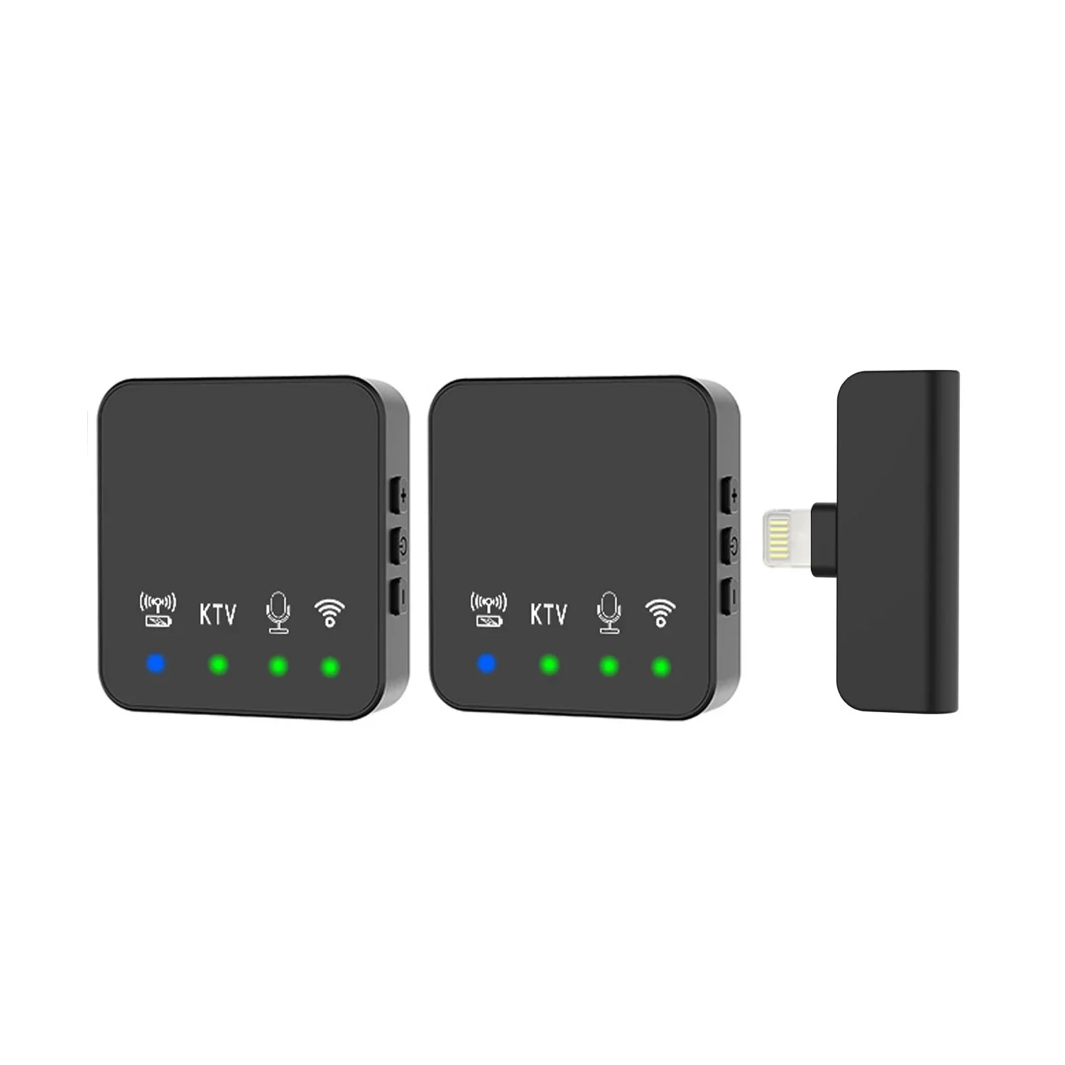 Microfone De Lapela Sem Fio, Mini Microfone Portátil Para Gravação De Áudio E Vídeo.