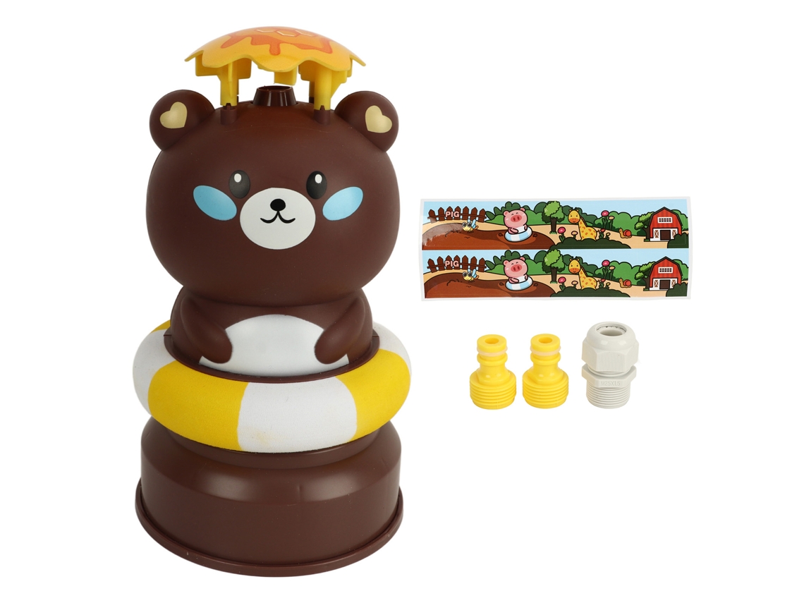 Mali brinquedo de Lançamento de Água com Projeção Aérea e Rotação 360 Graus Brinquedo de Sprinkler para Jardim Infantil