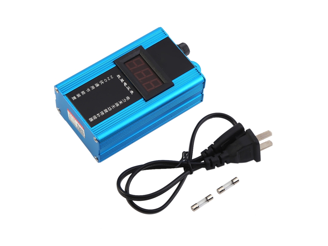 Economizador de Energia Digital LCD 80kW, Box de Economia de Eletricidade, Azul