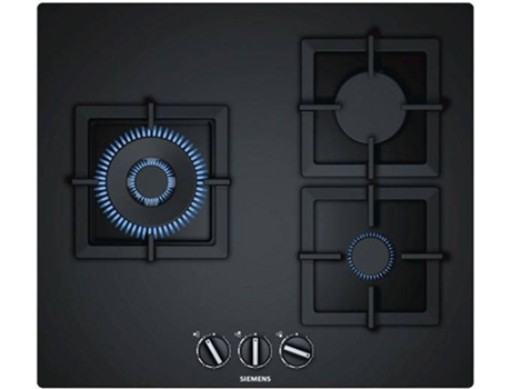 Placa de Gás SIEMENS EP6A6CB20 (Gás Natural - 59 cm - Preto)