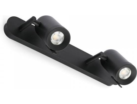 Aplique  Orleans 2 Luzes (Máx. 8W - Metal - Preto)