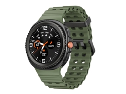 Bracelete Para Samsung Galaxy Watch 8/8 Classic - Silicone Com Fecho De Liberação Rápida No Estilo Oceano Clássico - Verde-exército